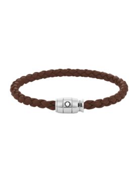 Montblanc Küçük Soft Kahverengi Deri Bileklik 136000