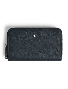 Montblanc Sartorial 12'li Medium Tweed Mavi Cüzdan 220362