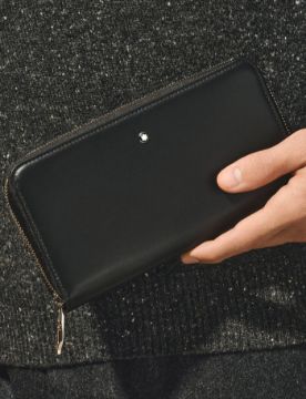 Montblanc 12'li Siyah Cüzdan 220330