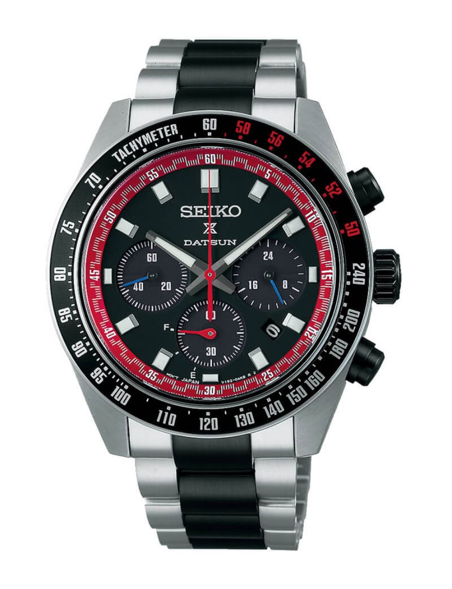 Seiko Prospex Speedtimer Solar Kronograf DATSUN 240Z Limitli Üretim 41.4 mm Quartz Saat SSC957P1