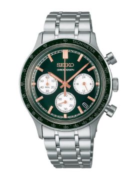 Seiko Kronograf 38.7 mm Quartz Saat SSB481P1