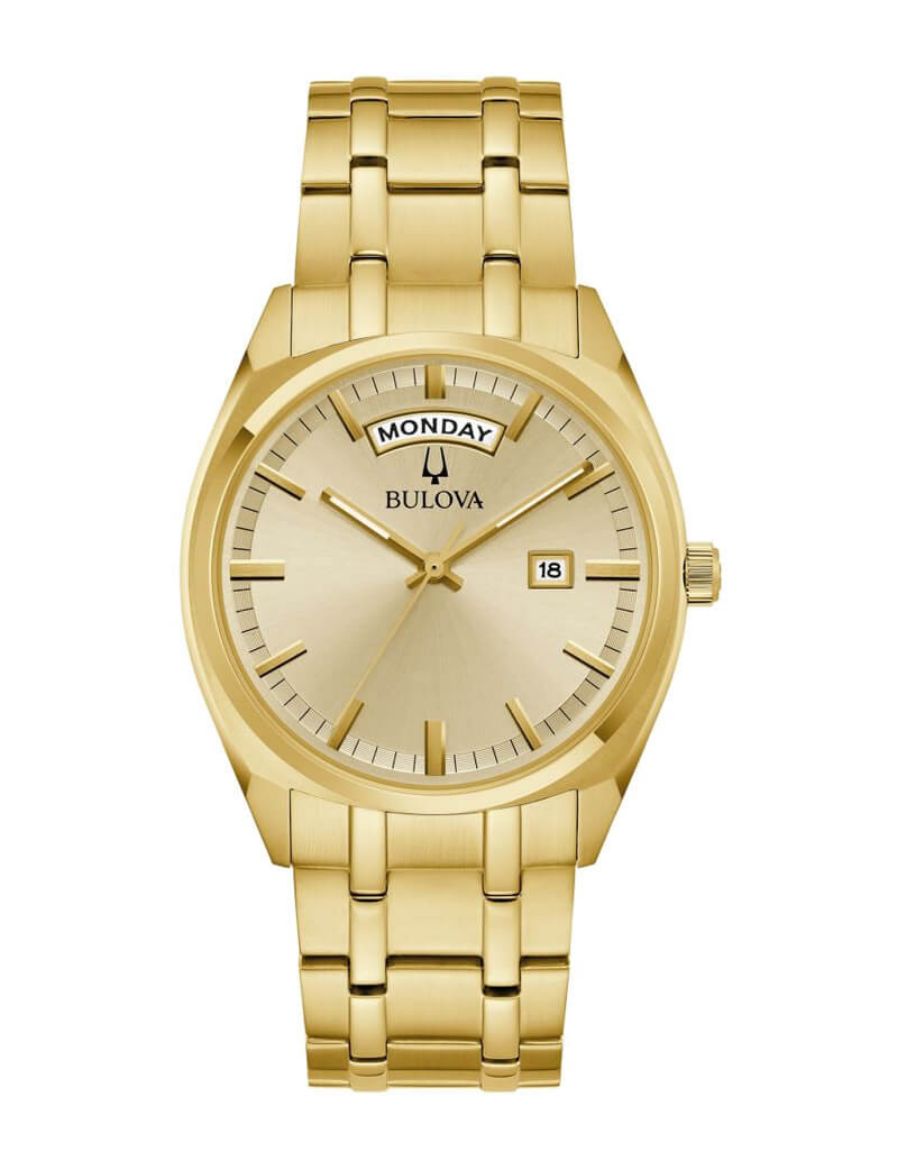 Bulova Surveyor Day-Date 39 mm Quartz Saat 97C115