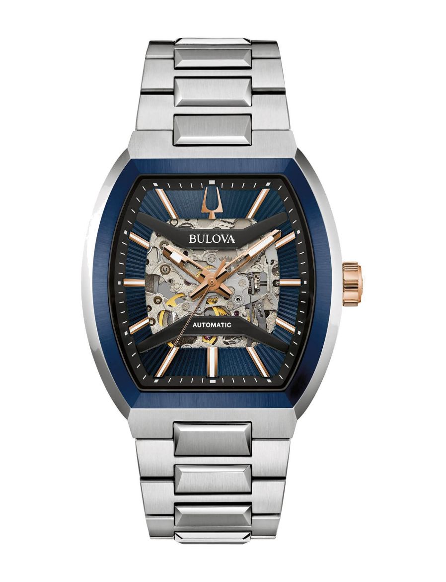 Bulova Maquina 40 mm Otomatik Saat 98A319