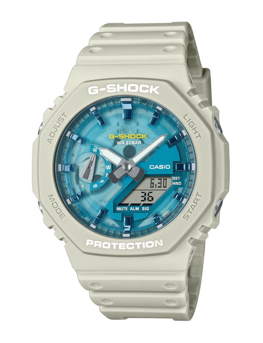 G-Shock 2100 Series 45.4 mm Quartz Saat GA-2100AS-5ADR