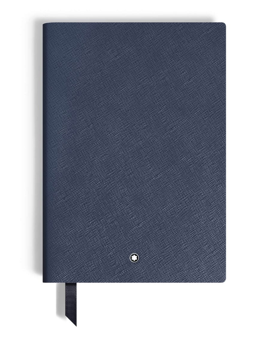 Montblanc Saffiano Deri Mavi Orta Boy Defter 134756