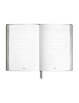 Montblanc Saffiano Deri Gri Orta Boy Defter 134753
