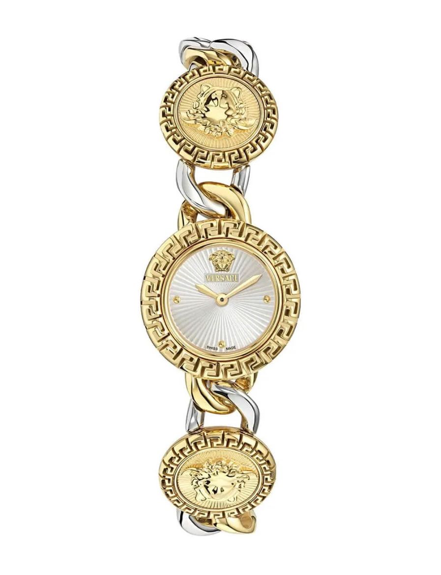 Versace Greca Stud Icon 28 mm Quartz Saat VRSCVE0Q00325