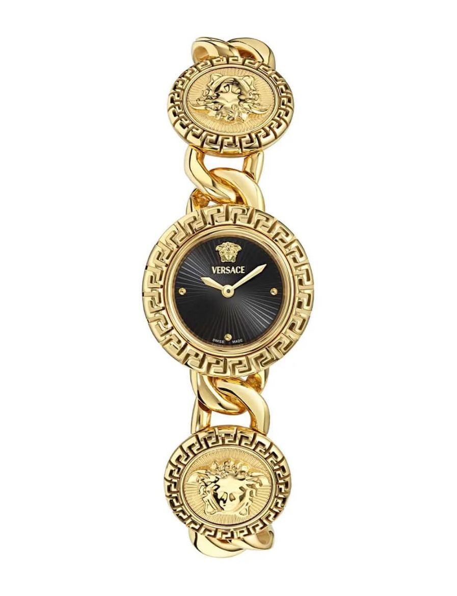 Versace Greca Stud Icon 28 mm Quartz Saat VRSCVE0Q00525