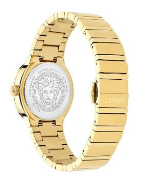 Versace Greca Logo Pearl 28 mm Quartz Saat VRSCVE0S00425