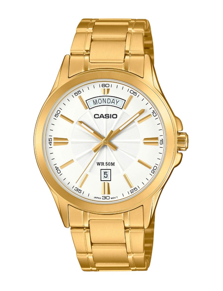Casio Standard 39.9 mm Quartz Saat MTP-1381GD-7AVDF