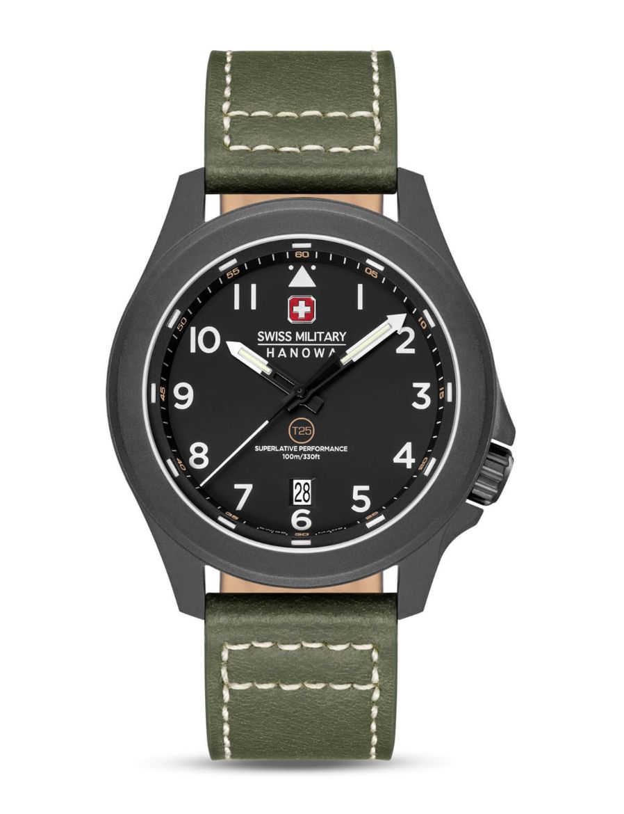 Swiss Military Hanowa Fieldmaster Tritium 42 mm Quartz Saat SMWGB0005240