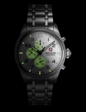 Swiss Military Hanowa Thunderbolt Chrono Northern Night 43 mm Quartz Saat SMWGI0005701-SET