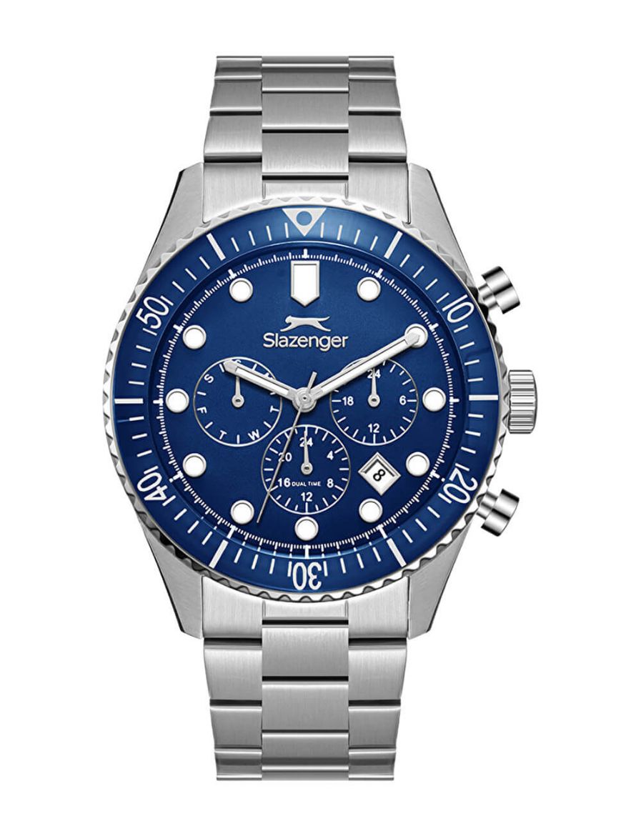 Slazenger Kronograf 44 mm Quartz Saat SL.09.2490.2.02