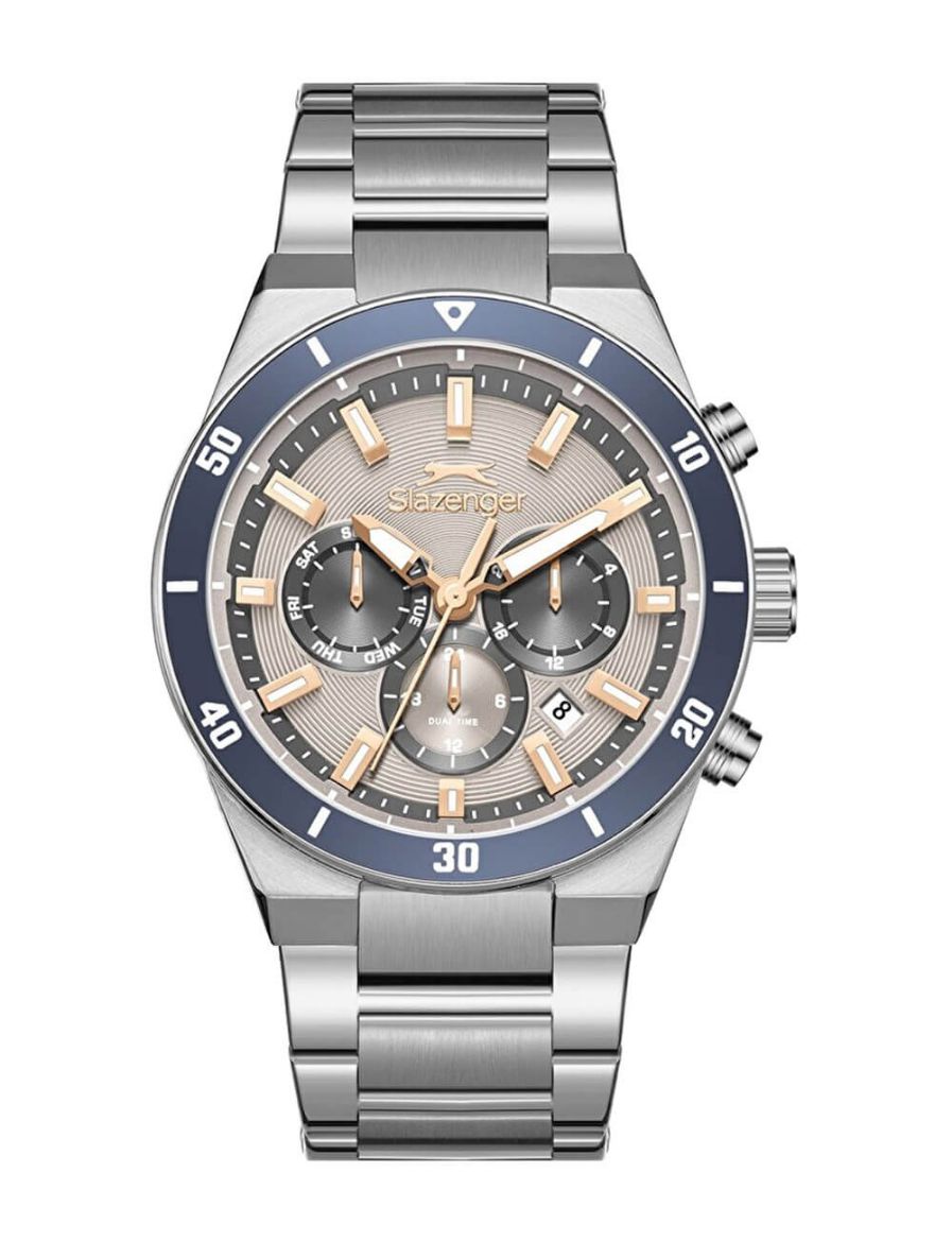 Slazenger Kronograf 44 mm Quartz Saat SL.09.2492.2.04