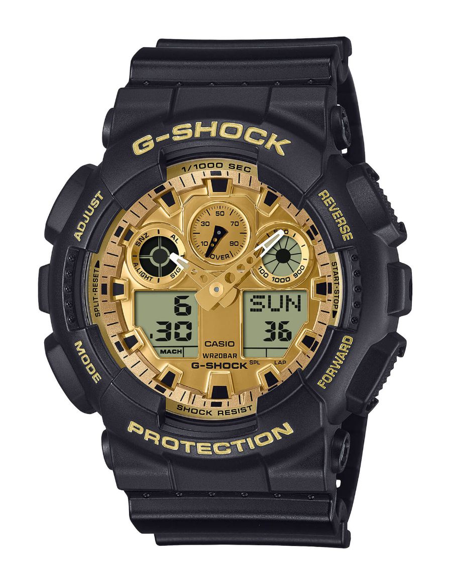 G-Shock GA-100 Series 51,2 mm Quartz Saat GA-100GGB-1A9DR