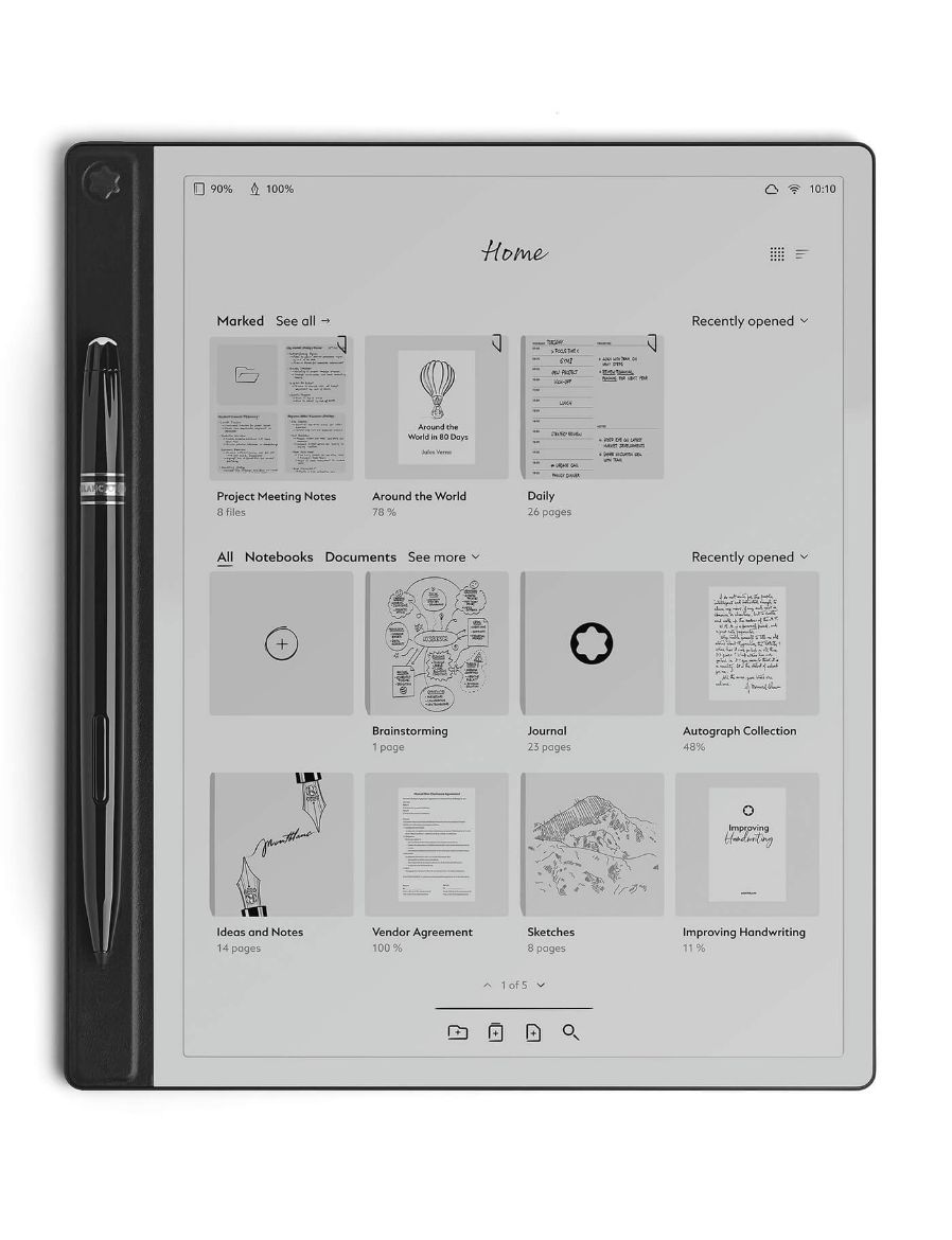 Montblanc Mystery Siyah Akıllı Defter 135010