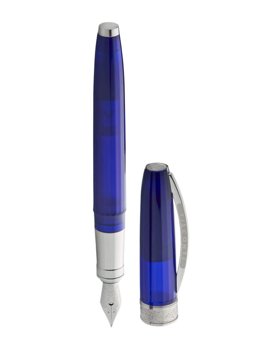 Visconti Michelangelo Yarı Saydam Mavi Dolma Kalem - B Uç KP67-01-FP10-B