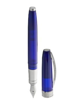 Visconti Michelangelo Yarı Saydam Mavi Dolma Kalem - B Uç KP67-01-FP10-B