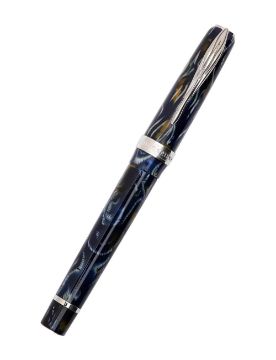 Pineider Antichi Materiali Wild Blue Palladium Dolma Kalem SPP6301M637