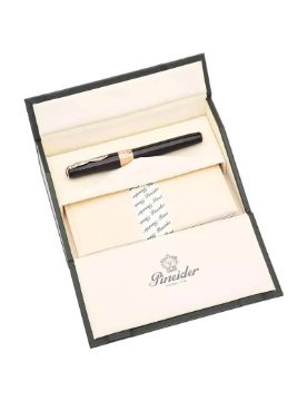 Pineider Classic Rose Gold Black Roller Kalem SPP62020056