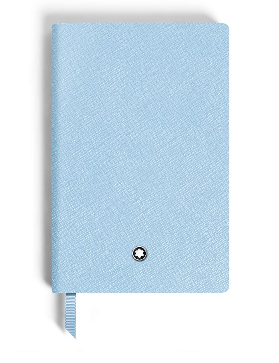 Montblanc Saffiano Deri Açık Mavi Küçük Boy Defter 135032