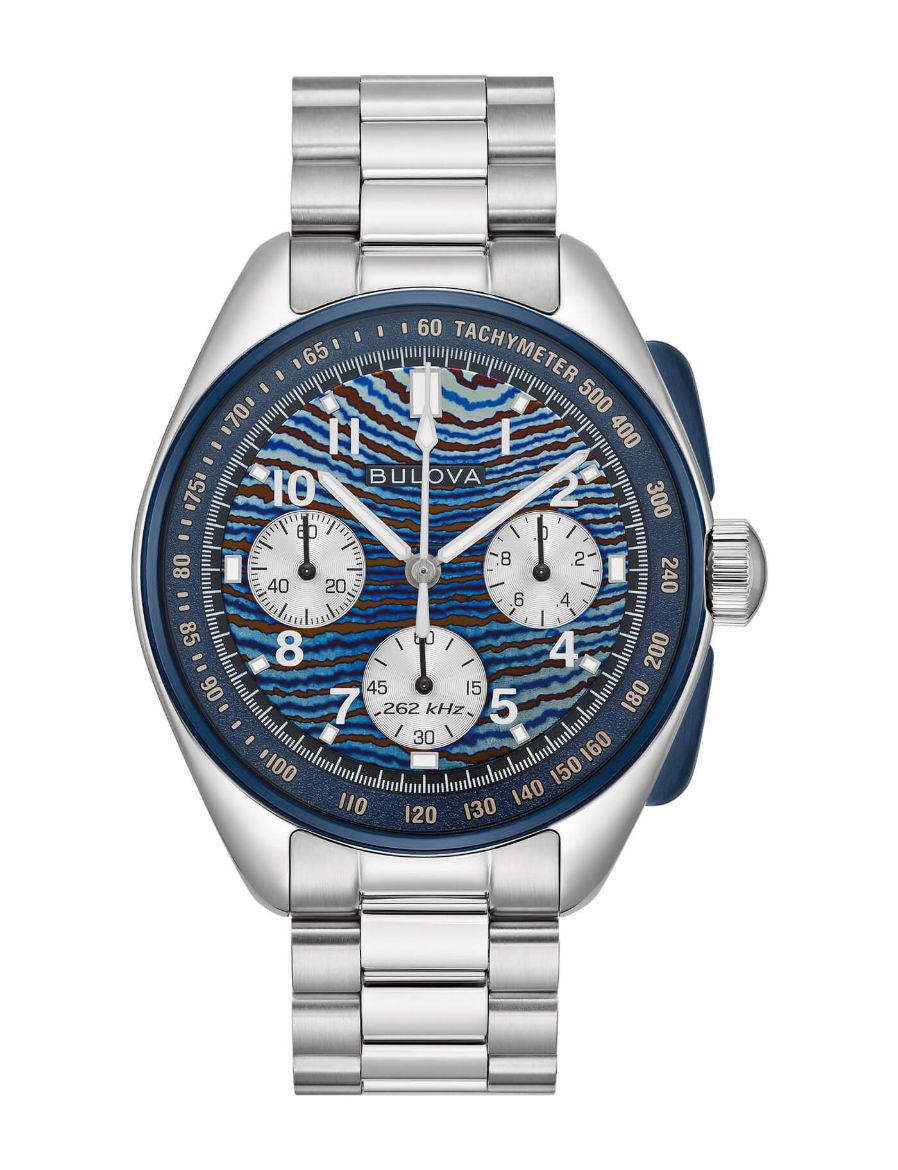 Bulova Lunar Pilot Timascus 43,5 mm Quartz Saat 98A329