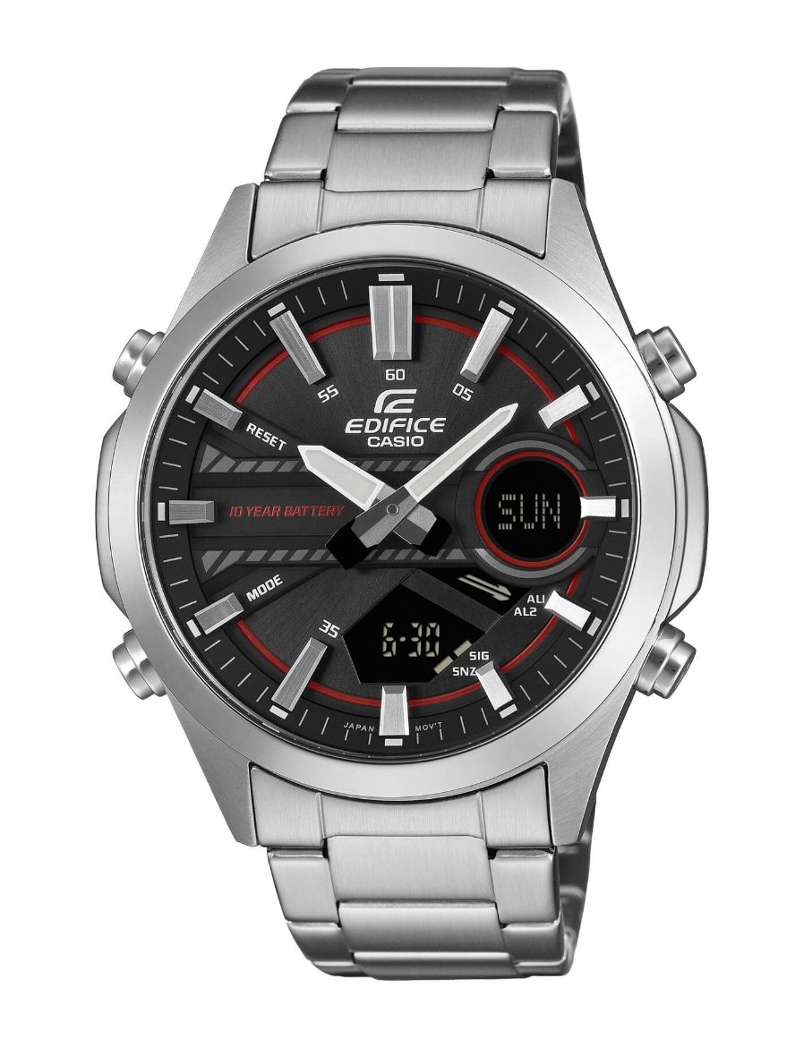 Casio Edifice Analog-Dijital 45,5 mm Quartz Saat EFV-C120D-1A4DF