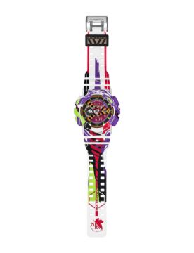 G-Shock EVANGELION İş Birliği Modeli Analog-Dijital 110 Serisi 51,2 mm Quartz Saat GA-110EVA30-7ADR