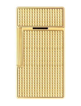 S.T. Dupont Biggy Golden Elmas Kesim Başlıklı Çakmak 25209