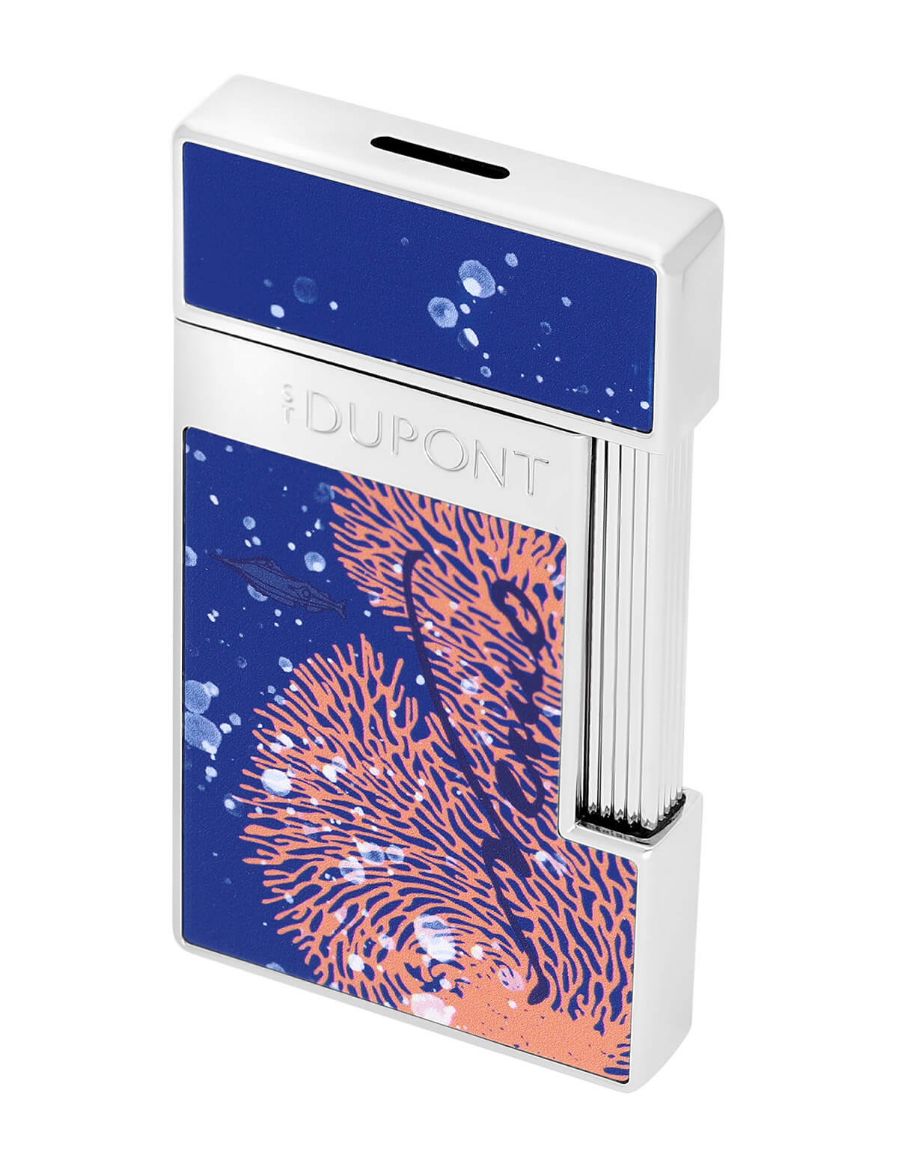 S.T. Dupont Slimmy 20000 Leagues Under the Seas Mavi Lake Çakmak 28053