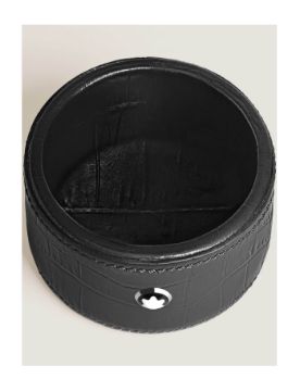 Montblanc Kroko Desen Deri Küçük Boy Yuvarlak Masa Aksesuarı 135981