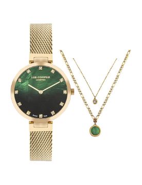Lee Cooper 36 mm Quartz Saat Ve Kolye Set LC07806.270