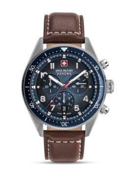 Swiss Military Greyhound Chrono 43 mm Quartz Saat SMWGC0003802