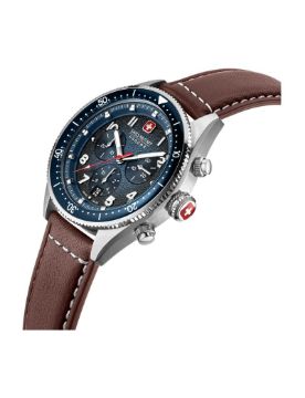 Swiss Military Greyhound Chrono 43 mm Quartz Saat SMWGC0003802