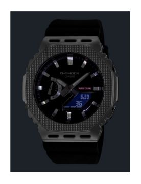 G-Shock G-Steel 2100 Serisi 44.4 mm Quartz Saat GM-2100BM-1ADR