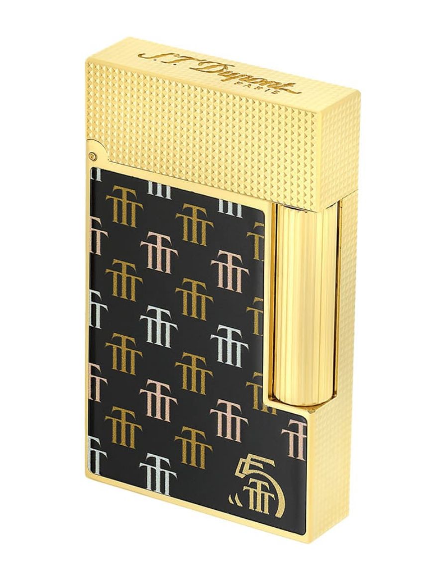 S.T. Dupont Trinidad Ligne 2 Krom Siyah Çakmak 16077