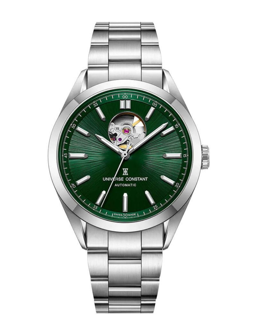 Universe Constant Galactice Gents Open Heart 40 mm Otomatik Saat UC8518