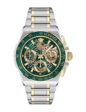 Versace Limitli Üretim Greca Extreme Chrono Skeleton 43 mm Otomatik Saat VRSCVE0Y00125