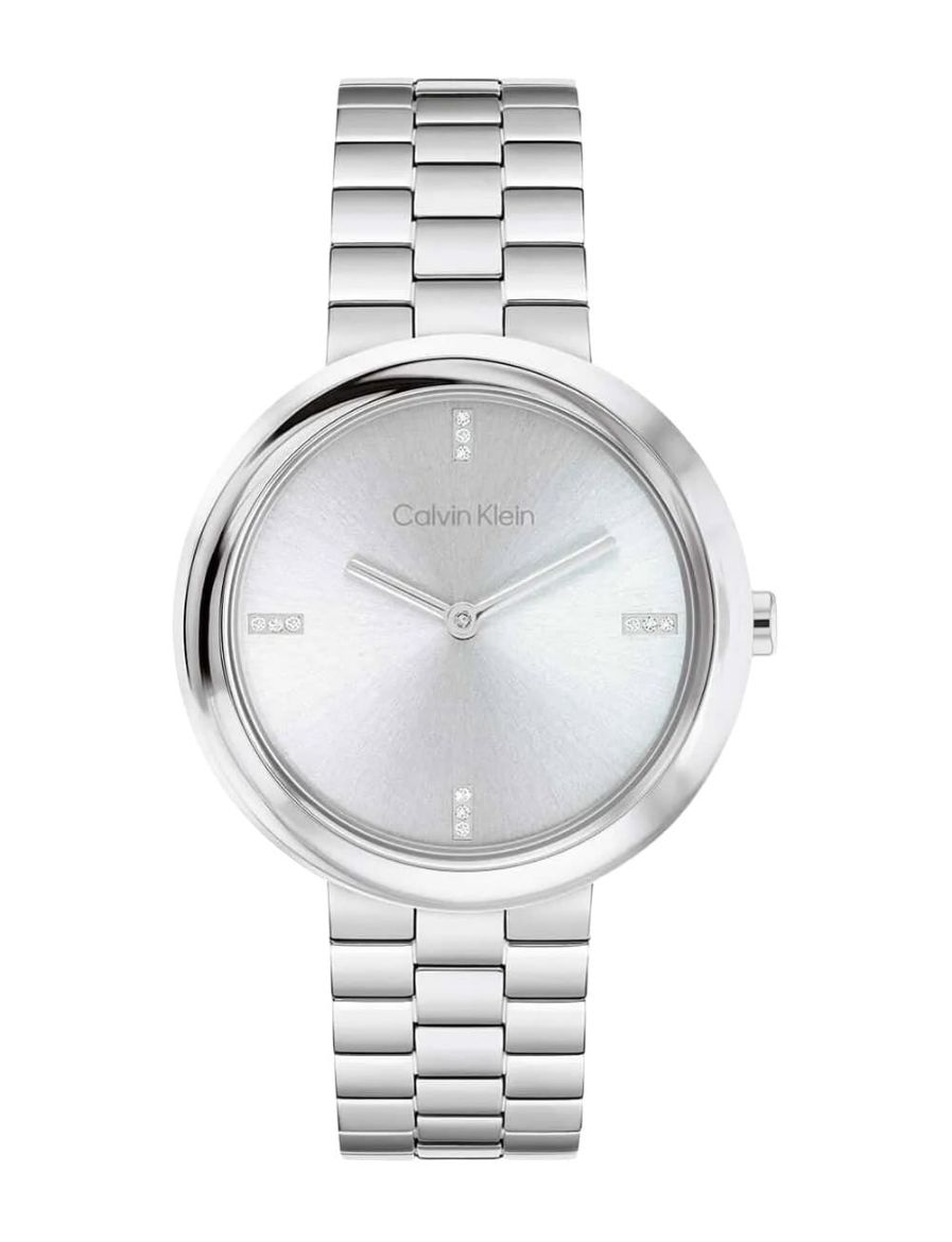 Calvin Klein Twisted Bezel 34 mm Quartz Saat CK25100093