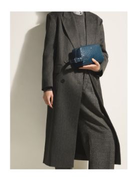 Montblanc Devekuşu Dokulu Deri El Çantası 199016