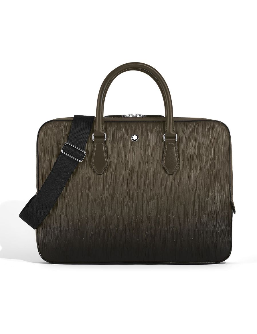 Montblanc Corteccia Sfumato Deri İnce Evrak Çantası 220269