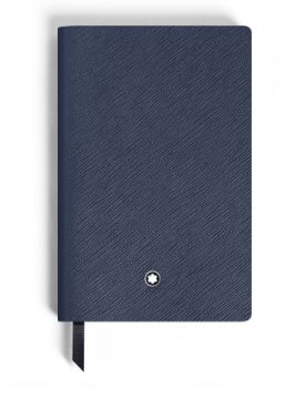 Montblanc Saffiano Deri Mavi Küçük Boy Defter 134723