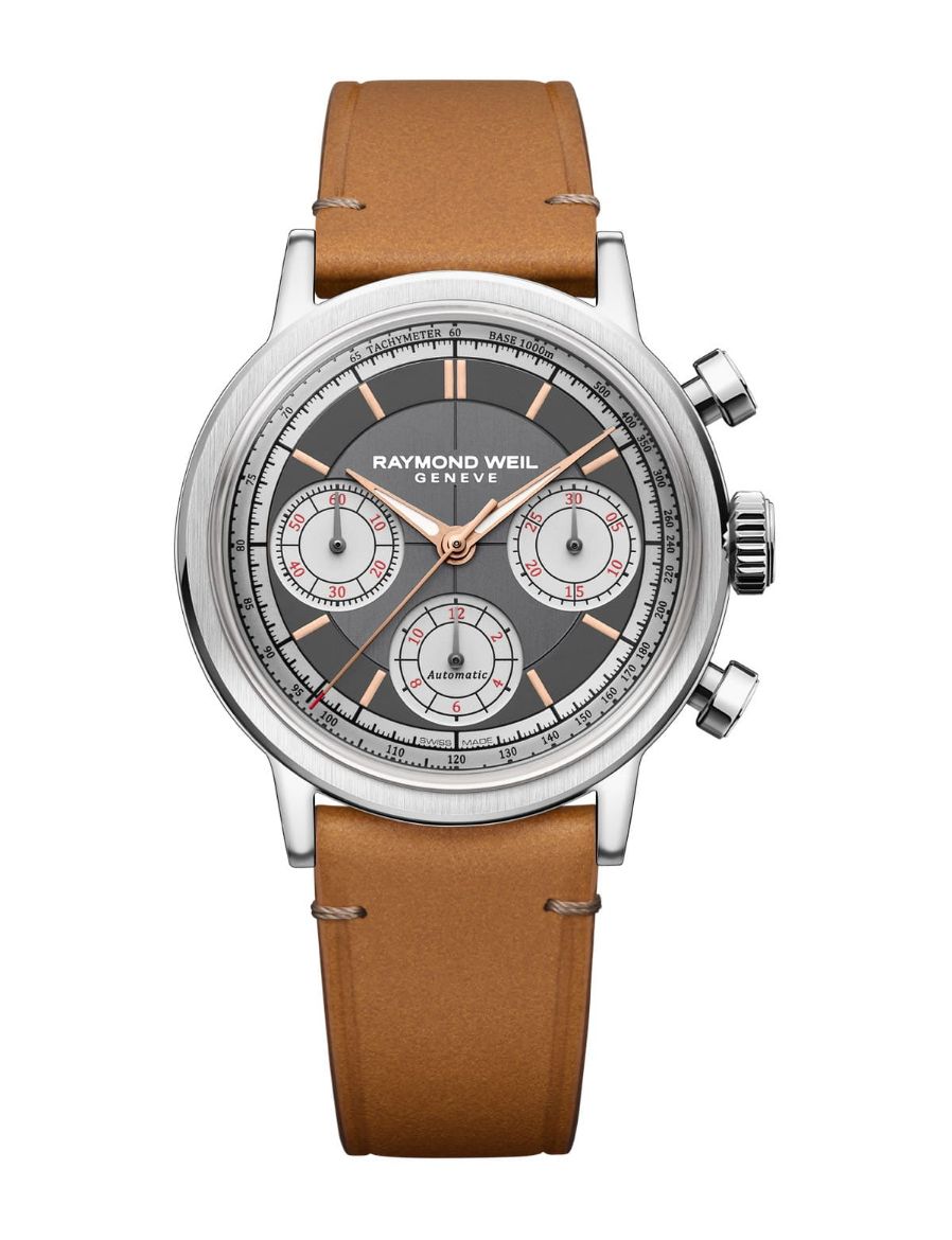 Raymond Weil Millesime Tri-Compax Chronograph 39 mm Otomatik Saat 7765-STC-60651