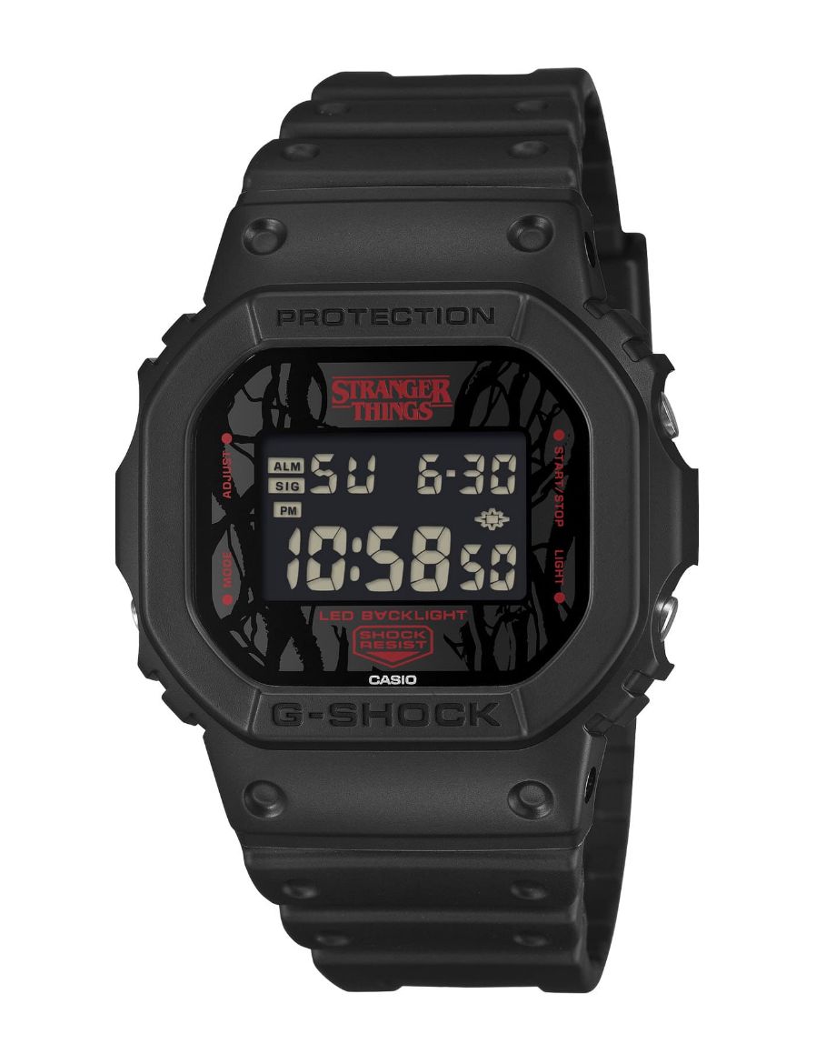 G-Shock Digital 5600 Series Stranger Things Collaboration Models 42.8 mm Quartz Saat DW-5600STT-1DR
