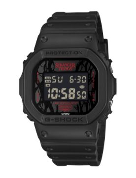 G-Shock Digital 5600 Series Stranger Things Collaboration Models 42.8 mm Quartz Saat DW-5600STT-1DR