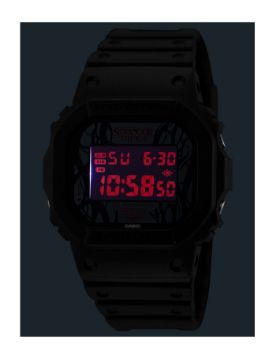 G-Shock Digital 5600 Series Stranger Things Collaboration Models 42.8 mm Quartz Saat DW-5600STT-1DR