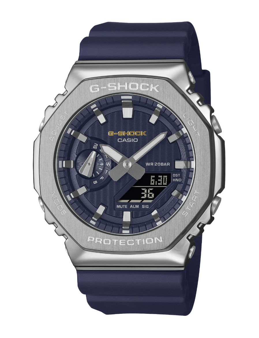 G-Shock Seasonal Collection 2025 G-STEEL 2100 Series Limitli Üretim 44.4 mm Quartz Saat GM-2110SH-2ADR