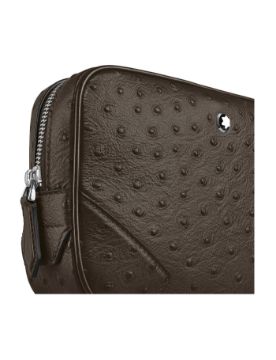 Montblanc Devekuşu Derisi Desenli Mini Çapraz Çanta 220469