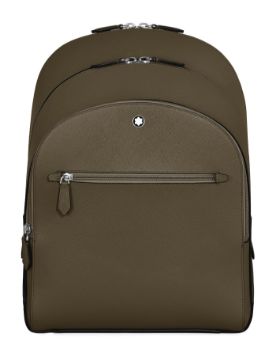 Montblanc Sartorial Deri 3 Bölmeli Orta Boy Sırt Çantası 221542