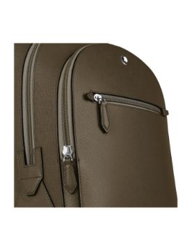 Montblanc Sartorial Deri 3 Bölmeli Orta Boy Sırt Çantası 221542